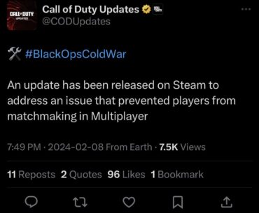 Steam matchmaking issue has been fixed ‼️