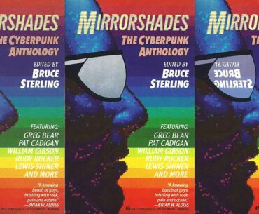 Mirrorshades: The Cyberpunk Anthology cover retouch