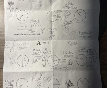 Almost every perk while I was in geometry class