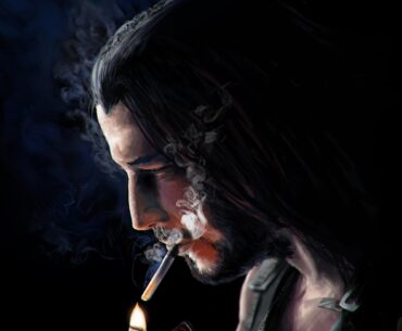 Smoking Johnny Silverhand [Fan-art]