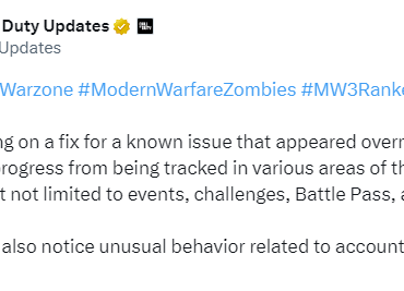 UPDATE: They are working on a fix for the progression issues that has appeared.