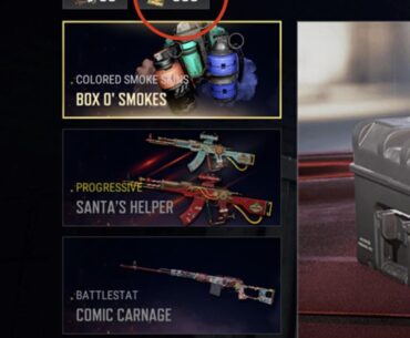 We cannot buy box/crates with g-coins. Should i save up more Contrabands?