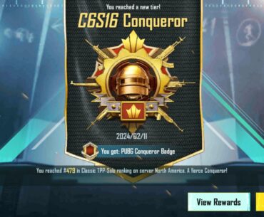 Conqueror done.