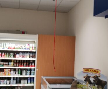 Saw this in the corner of our local supermarket. Something tells me I needed a crowbar.