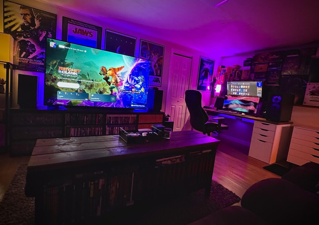 The main portion of my Gameroom/Battlestation