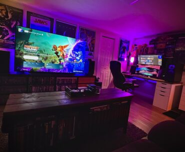 The main portion of my Gameroom/Battlestation