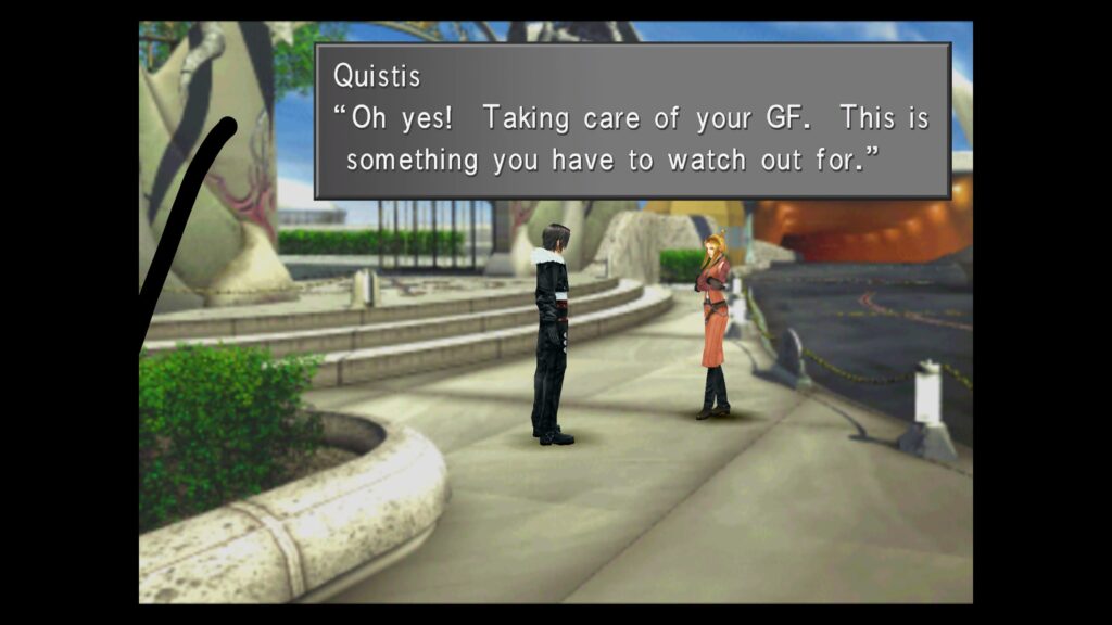 Should have told me this a few days ago Quistis [Final Fantasy VIII]