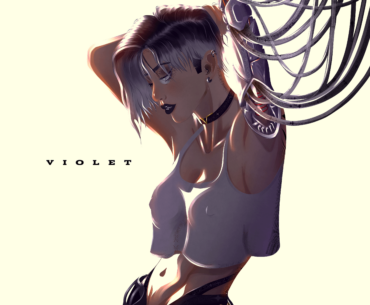 My character violet in new look.