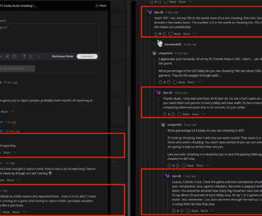 Your weekly reminders that cheaters gas light people here about 'skill issues' & 'aim assist'
