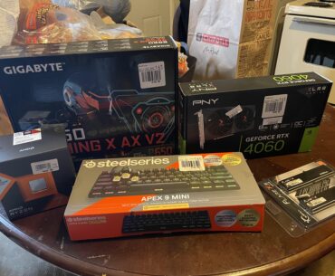 Grabbed some nice deals at micro center today (excuse the mess in the background)