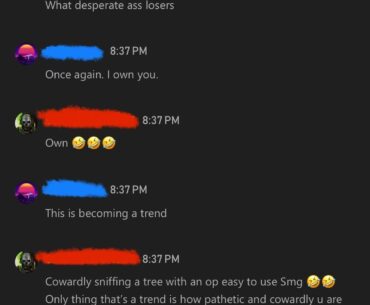Received some nice messages after winning a game