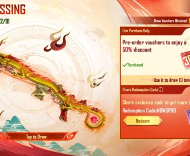 Redemption code for DRAKREIGN - (Dragon's Blessing in Events) 4x available: N6W3P90