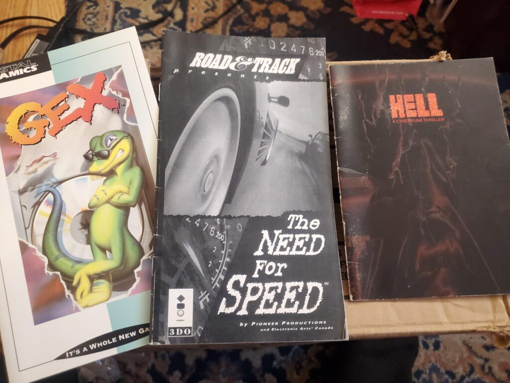 Found some old 3DO manuels ! Sure miss that console.
