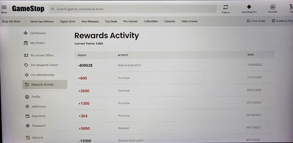 20 years of points gone like that 20 years of points gone like that