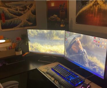 Posted in here once before, recently made some changes to my gaming and at home college setup :) thoughts?