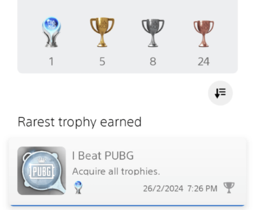Finally got my 1st platinum trophy 🏆