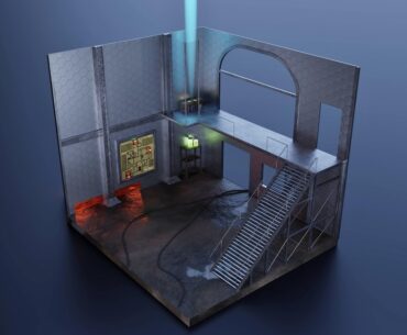 My second time making a scene in Blender based on a Zombies map: Der Riese! (Swipe for Moon)