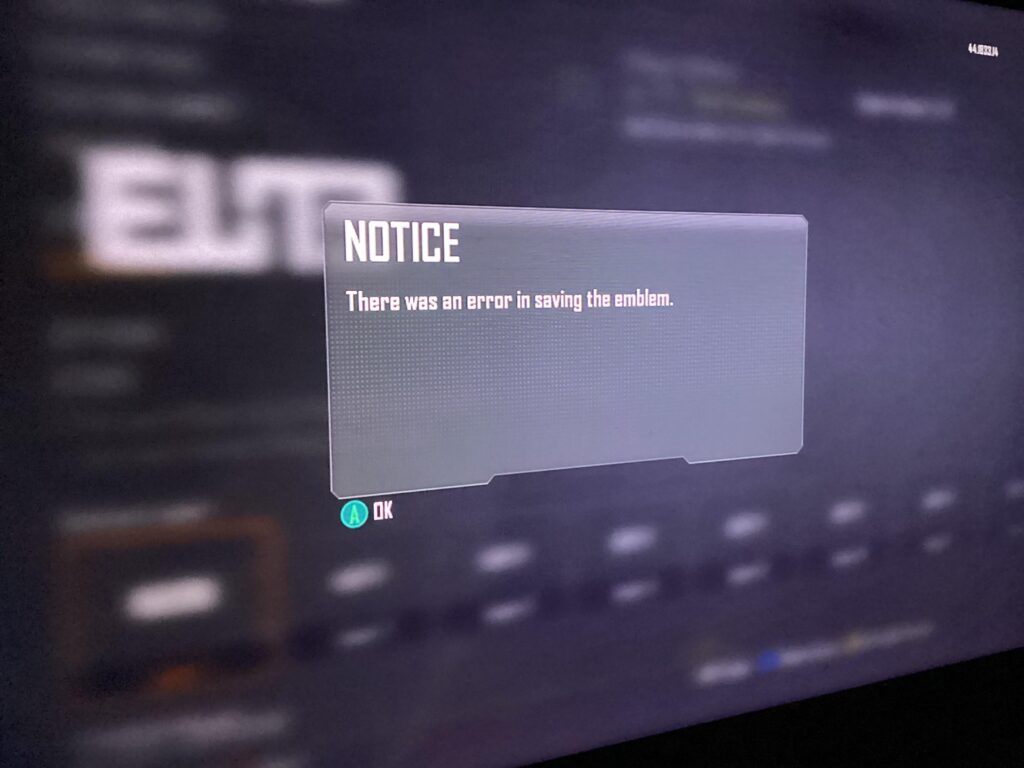 [BO2] My BO2 Emblem Creation still doesn’t work