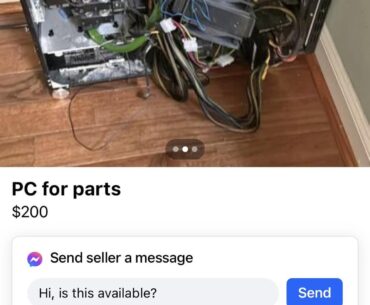 The remnants of a fallen king found on facebook market for $200