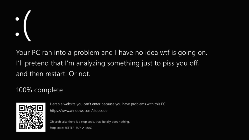 Every single BSOD in a nutshell