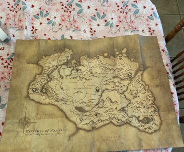 Found my original map of Skyrim that came with the game on release day!