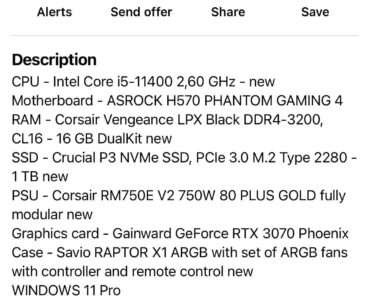 are these good specs?
