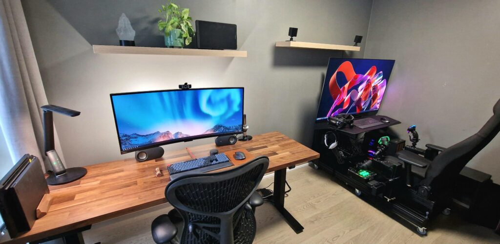 Work/life balance is important. Suggestions for right wall is welcome!