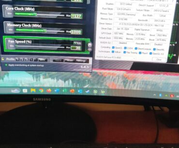 Why does my gpu memory oc by 250mhz while I set it to 1000mhz in AB?