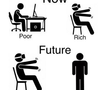 The poors will escape reality through VR while the rich enjoy the luxuries of real life. I wish I was born in the 60s