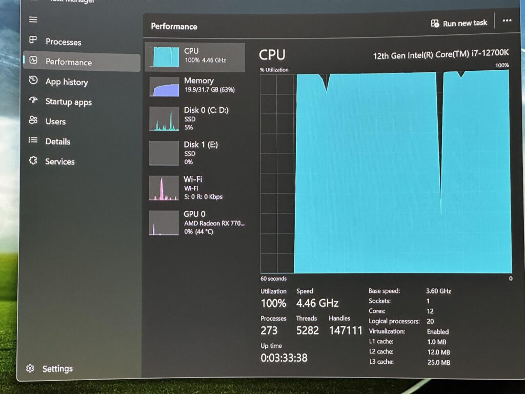 i7-12700k