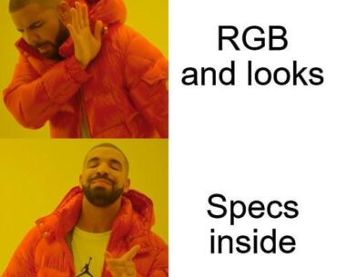 Just wondering what do you prefer: RGB/looks or specs? Me - more specs, but can be both