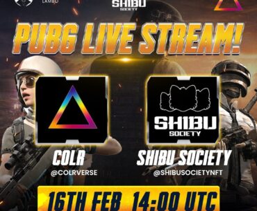 Dive into Sheertopia's Gaming Revolution! Join Project Lambo's Live Broadcast with ShibuSocietyNFT and colRverse this Friday at 2pm UTC!