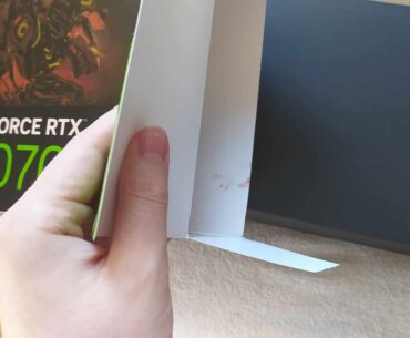 Blood inside the RTX 4070 Super package