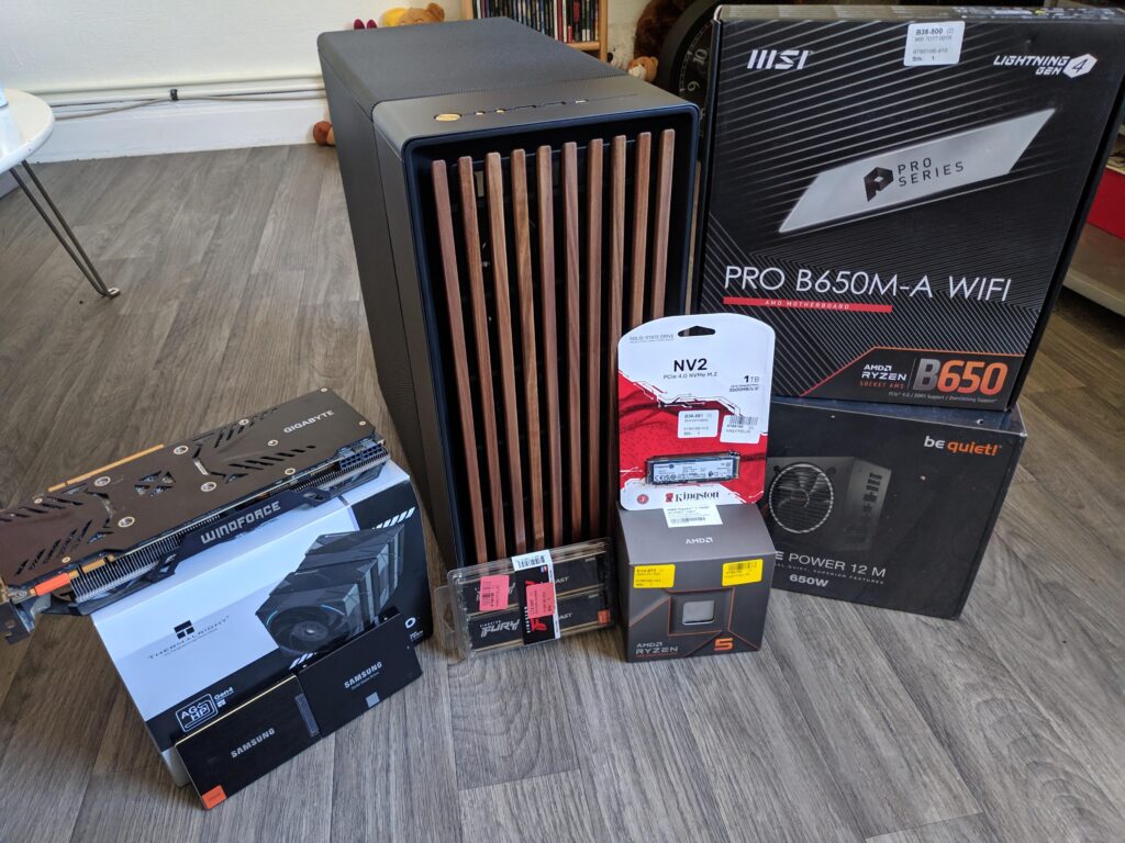First new PC in 10 year, not a lot changed