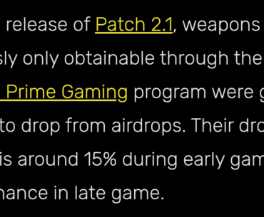 Which stage of the DLC is early and which is late game?