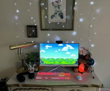 My fiancé asked me to post her battle station (we share an office)
