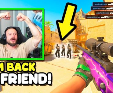 PASHABICEPS IS FINALLY BACK! - PASHA PLAYS FACEIT! CS2 BEST MOMENTS