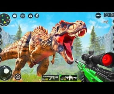 Wild Dino Hunting Jungle Games:Shooter FPS Game -AndroidGamePlay#2