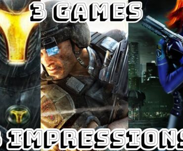 Three Games, Three Impressions- FORGOTTEN FPS GAMES