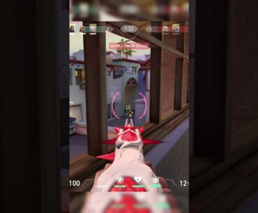 200 IQ Sage wall #shorts #valorant #valorantclips