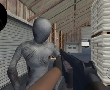 Slender Insane Horror FPS Game - Android GamePlay #3 (Dump Enemies)