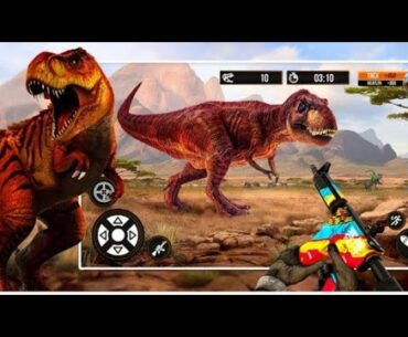 Wild Dino Hunting Jungle Games:Shooter FPS Game -AndroidGamePlay#3