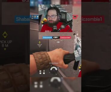 I won the wall spam game in Rainbow Six Siege