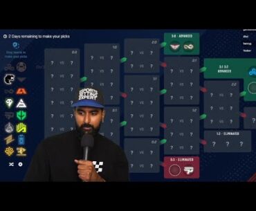 My CS2 PGL Major 2024 Opening Stage PICK'EM