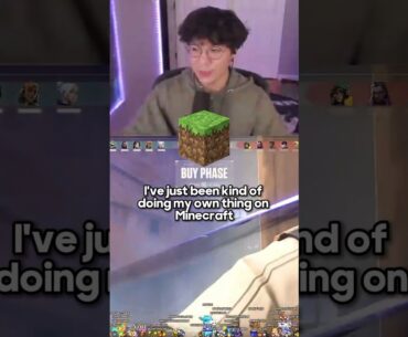 Minecraft gamer tries Valorant #valorant #jarojaro #shorts
