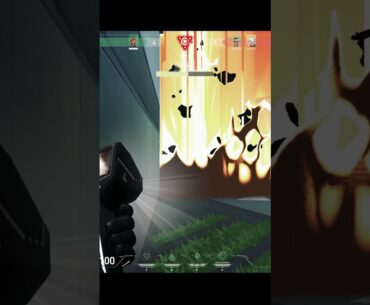 3000 IQ BRIMSTONE PLAY #gameplay #gaming #trending #viral #valorant #shorts