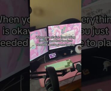I desperately needed to get away from FPS games #gaming #gamingaccessories #gamingpc #pc