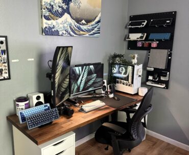 Redid my set up and really happy about how it turned out..