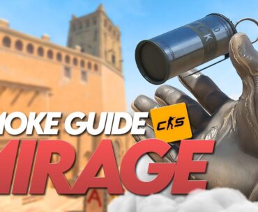 CS2 Mirage Smoke Guide | Counter-Strike 2 Tutorial
