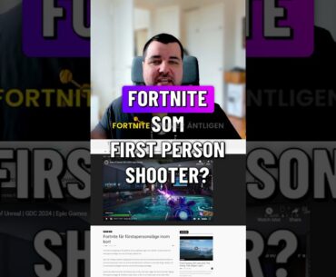 Fortnite blir First Person Shooter. #Fortnite #epicgames #game #videogames #fortnitebr #teknikhype